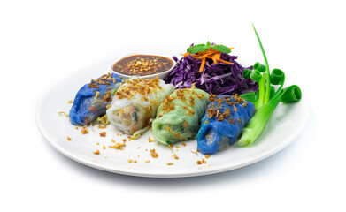 Vietnamese Pot Mouth Steamed Rice Flour Stuffed
