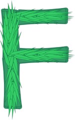 alphabet . font bamboo. designed based on parts of bamboo