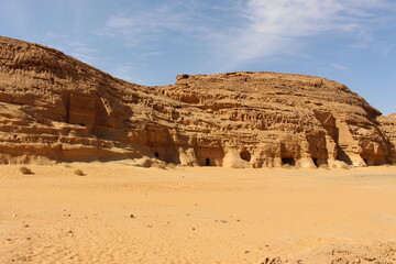 Plakat wadi rum desert jordan