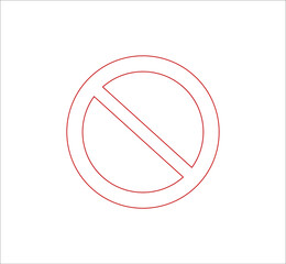 Prohibited parking traffic signs icons. illustration for web and mobile design.