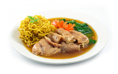 Crispy Egg Noodles with pork