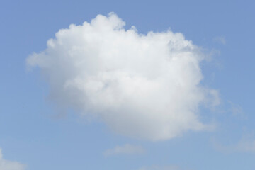 Weisse Wolken, Blauer Himmel, Hintergrundbild, Deutschland, Europa