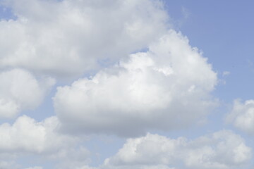 Weisse Wolken, Blauer Himmel, Hintergrundbild, Deutschland, Europa