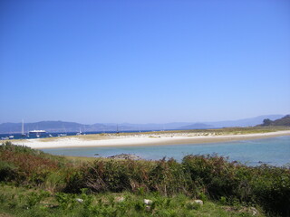 Fototapeta na wymiar Atlantic Islands National Park in Galicia