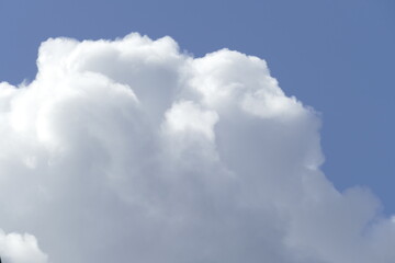 Weisse Wolken, Blauer Himmel, Hintergrundbild, Deutschland, Europa