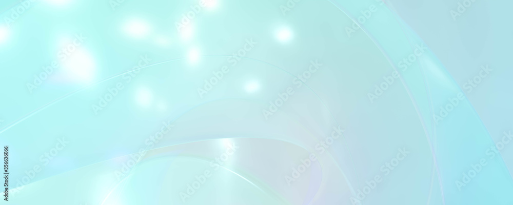 Poster abstract transparent blue shape background design transparent modern futuristic 3d render illustrati