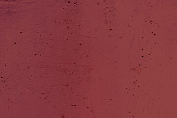 dull orange red painted wall, vintage plaster or cement style rough distressed texture