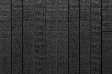 Black wood wall background and texture	