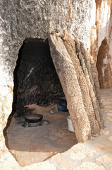 MATMATA, TUNISIA - February 03, 2009: The Berber underground dwellings, Matmata, Tunisia