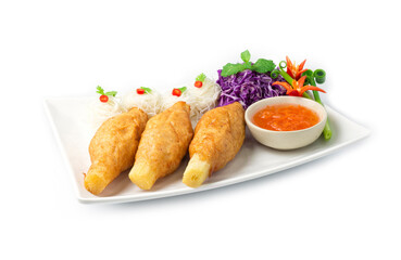 Vietnamese Shrimp Deep Fried on Sugarcane Stick