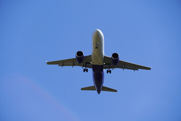 airplane in the sky