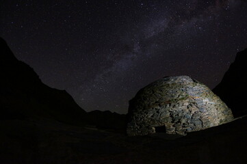 caravanserai in the night