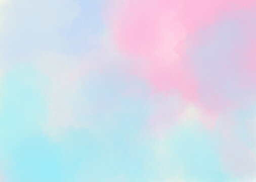 Abstract background. Sky. Pink sky Blue sky. The clouds. Sunset.