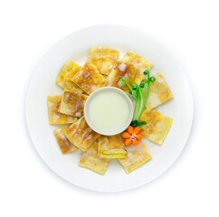 Roti Paratha with Milk Sweetened Condensed