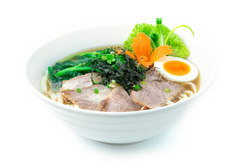 Udon Noodles Soup Japanese Food Homemade style
