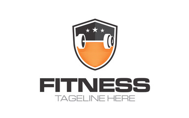 Creation logo design for fitness and bodybuilding