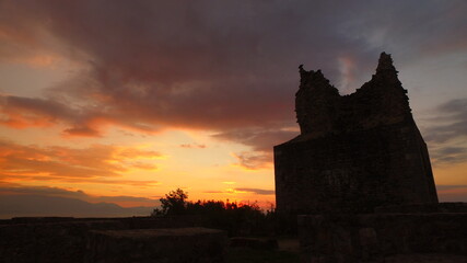 Obraz premium Old fortress, ghosts, spooky, nobody, darkness arround.