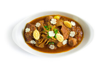 Pork in Curry sweet soup Northern style hang lay curry