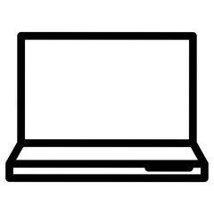 Computer laptop icon