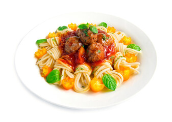 Spaghetti Bolognese with Meat ball  simply food Italian