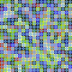 Abstract geometric pattern. Multicolor Figures. Texture for print and Banner. 