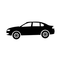 vector car icon, vector illustration.