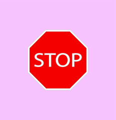 stop traffic signs icons. illustration for web and mobile design.