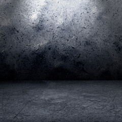 grunge metal interior