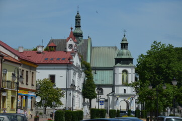 Żabno rynek , Architektura Żabno , Rynek w Żabnie , Żabno ulice , Piękne Żabno , architektura, budowa, house of god, stary, zamek, gród, wieza, miasteczko, europa, polen, punkt orientacyjny, podróż,  © Szymon