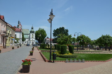 Żabno rynek , Architektura Żabno , Rynek w Żabnie , Żabno ulice , Piękne Żabno , architektura, budowa, house of god, stary, zamek, gród, wieza, miasteczko, europa, polen, punkt orientacyjny, podróż,  © Szymon