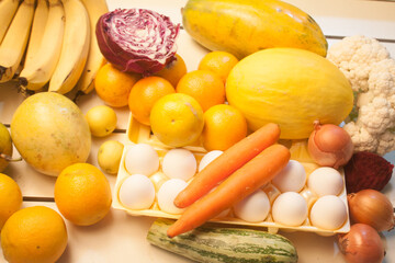 fruits and vegetables