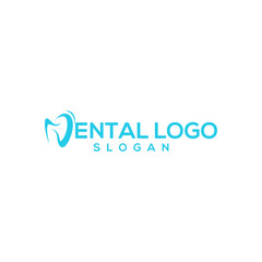 awesome dental logo vector abstract