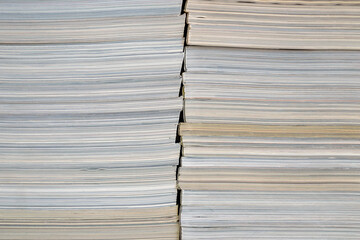 Big pile of magazines