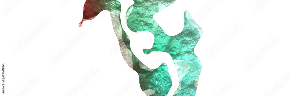 Aufkleber abstract modern shiny background with surface texture and cadet blue, old mauve and light gray colors on white background