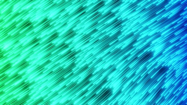 Abstract  neon lines geometric background. Data flow. Optical fiber.