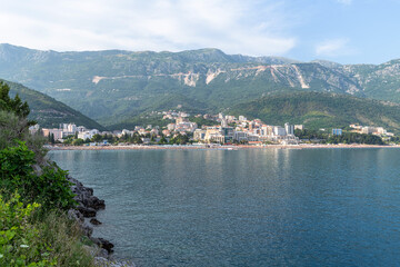 Fototapeta premium The resort village of Becici and Rafailovici in the Montenegro