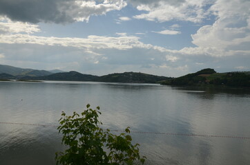 Jezioro Rożnów  ,Zalew Rożnów , Rożnów , Gródek nad Dunajcem , Jezioro Rożnowskie ,sundown, niebo, woda, morski, jezior, chmura, krajobraz, charakter, oceanu, słońce, blękit, chmura, wschody, plaza