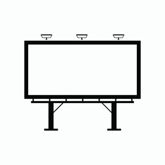 billboard icon vector