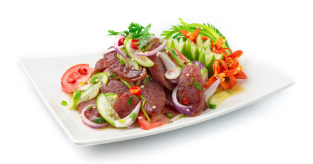 Spicy Salad Chinese Pork Saucesage with vegetable