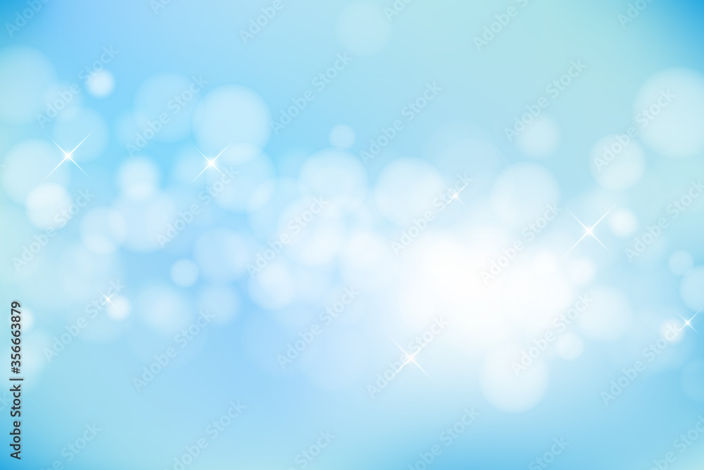 Poster abstract background bokeh with ligthing effect