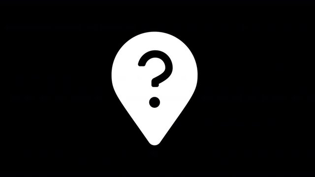 From the Glitch effect arises map marker question symbol. Then the TV turns off. Alpha channel Premultiplied - Matted with color black