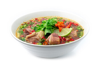 Spicy Soup with Pork Spare rib Thai Food spicy