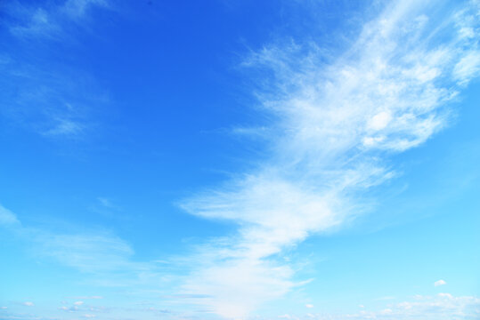 Beautiful sky. Blue sky with somes clouds wallpaper.