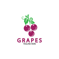 Grapes vector icon illustration design