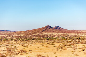 Fototapeta na wymiar Amazing landscape in spitzkoppe, Namibia
