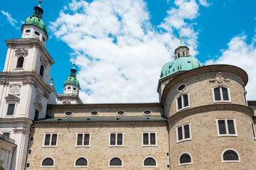 Fototapeta premium Salzburg Cathedral is the seventeenth-century Baroque cathedral of the Roman Catholic Archdiocese
