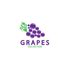 Grapes vector icon illustration design