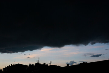 Temporale in arrivo sulla città