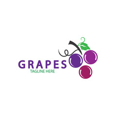 Grapes vector icon illustration design