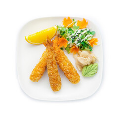 Shrimp Gril Tempura or deep fried Shrimp
